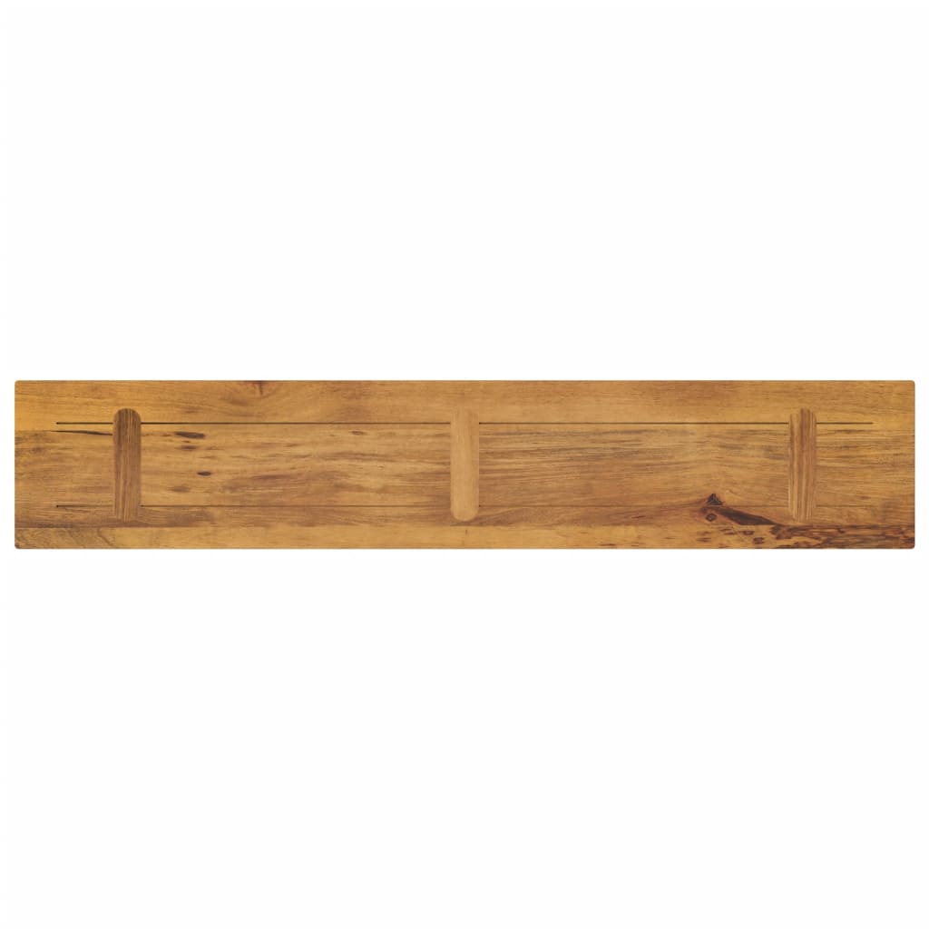 Επιφάνεια Τραπεζιού Ορθογώνια 180x40x3,8 εκ. Μασίφ Ξύλο Μάνγκο - Pakobazaar