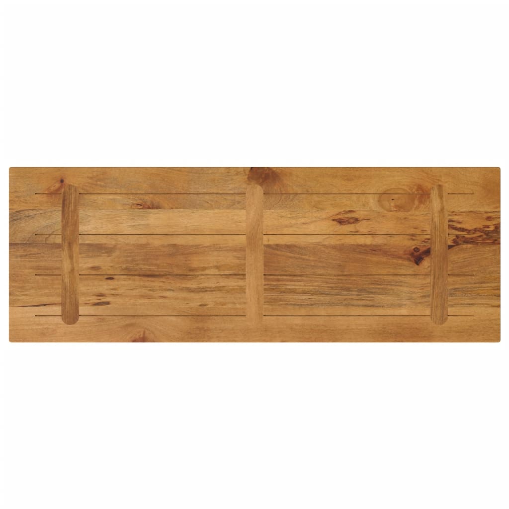 Επιφάνεια Τραπεζιού Ορθογώνια 140x50x3,8 εκ. Μασίφ Ξύλο Μάνγκο - Pakobazaar