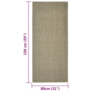 Χαλί για Στύλο Ξυσίματος Taupe 80 x 150 εκ. από Σιζάλ