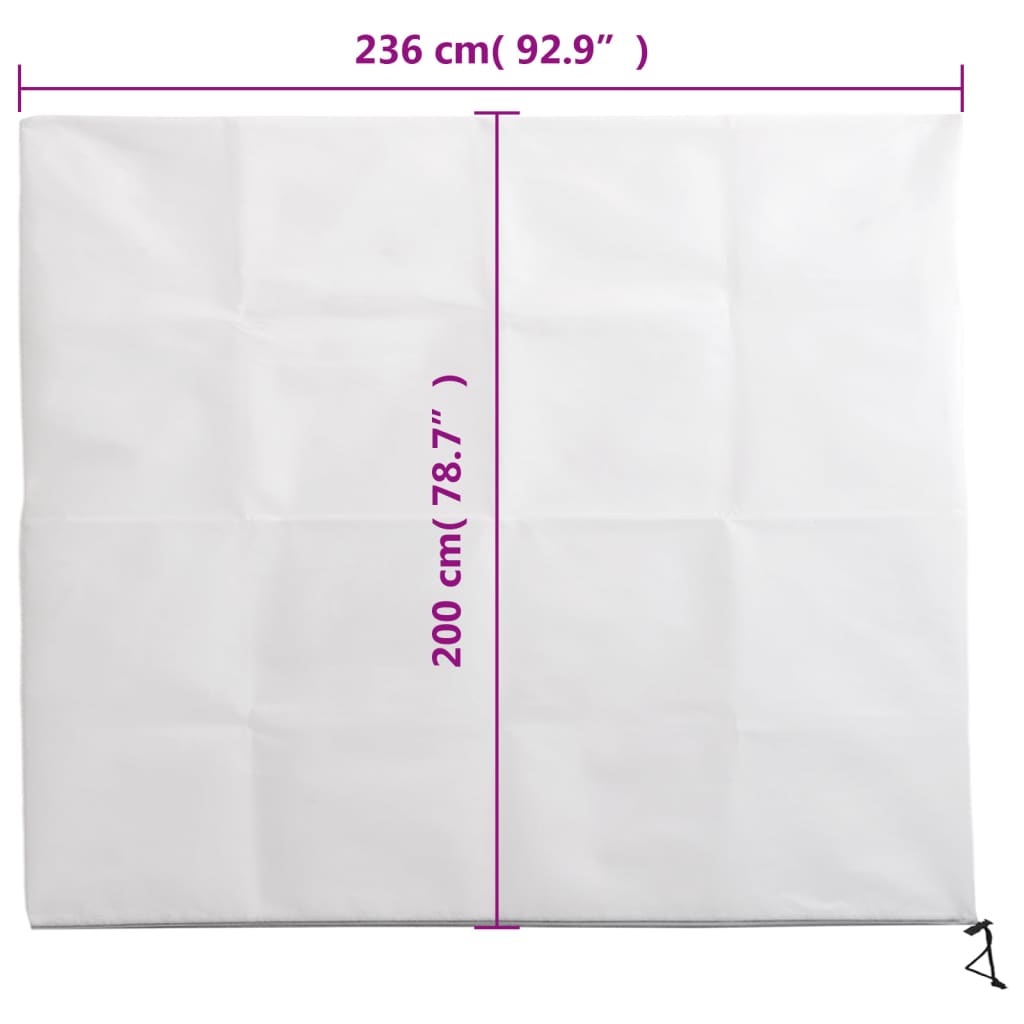 Καλύμματα Φυτών Αντιπαγετικά Φερμουάρ 10 τεμ. 70 γρ/μ² 2,36x2μ.