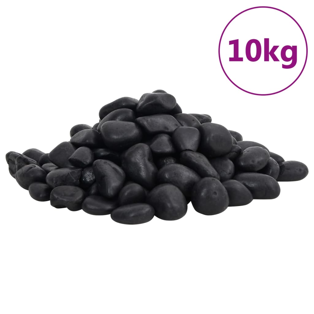 Βότσαλα Γυαλισμένα Μαύρα 10 κ. 2-5 εκ. - PAKOBAZAAR