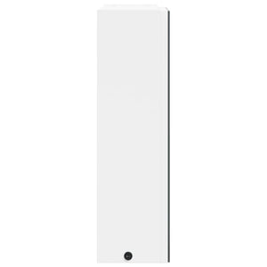 Καθρέφτης Μπάνιου με Ντουλάπι & LED Λευκό 45 x 13 x 52 εκ.