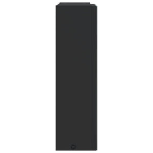 Καθρέφτης Μπάνιου με Ντουλάπι & LED Μαύρο 45 x 13 x 52 εκ.