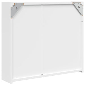 Καθρέφτης Μπάνιου με Ντουλάπι & LED Λευκό 60 x 13 x 52 εκ.