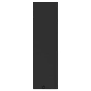 Καθρέφτης Μπάνιου με Ντουλάπι & LED Μαύρο 60 x 13 x 52 εκ.
