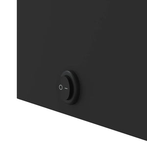 Καθρέφτης Μπάνιου με Ντουλάπι & LED Μαύρο 60 x 13 x 52 εκ.