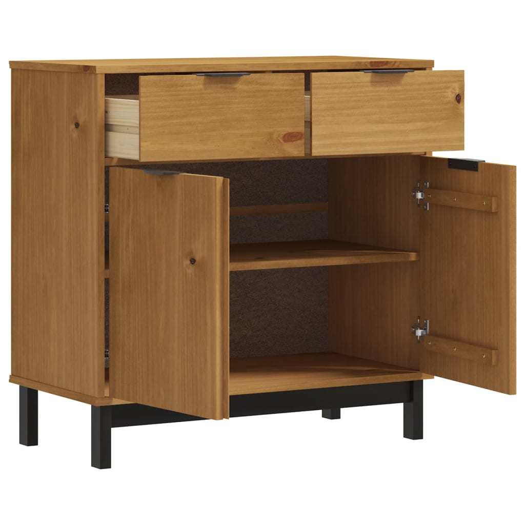 Ντουλάπι FLAM 80 x 40 x 80 εκ. από Μασίφ Ξύλο Πεύκου