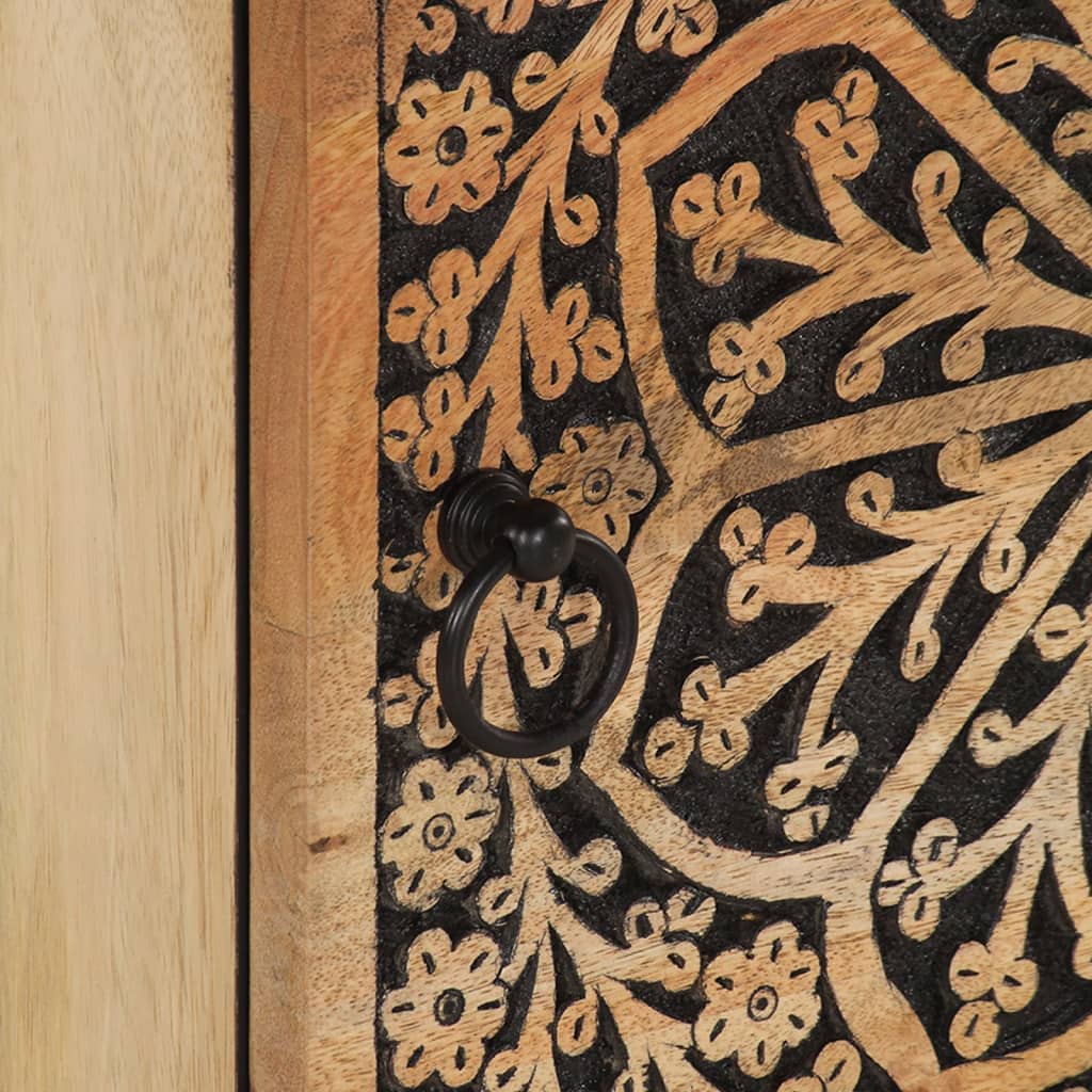 Κομοδίνο 40 x 33 x 46 εκ. από Μασίφ Ξύλο Μάνγκο