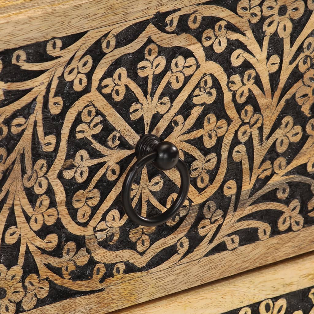 Κομοδίνο 40 x 33 x 46 εκ. από Μασίφ Ξύλο Μάνγκο