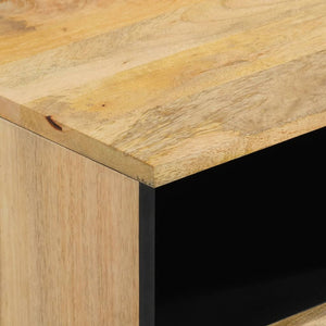 Κομοδίνα 2 τεμ. 40 x 33 x 46 εκ. από Μασίφ Ξύλο Μάνγκο - Pakobazaar