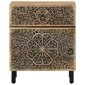 Κομοδίνο 50 x 33 x 60 εκ. από Μασίφ Ξύλο Μάνγκο - Pakobazaar