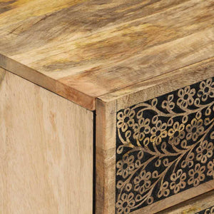 Κομοδίνο 50 x 33 x 60 εκ. από Μασίφ Ξύλο Μάνγκο - Pakobazaar