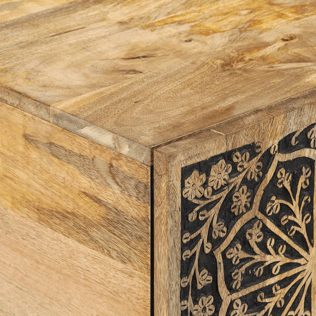 Τραπεζάκι Σαλονιού 100 x 54 x 40 εκ. από Μασίφ Ξύλο Μάνγκο - Pakobazaar