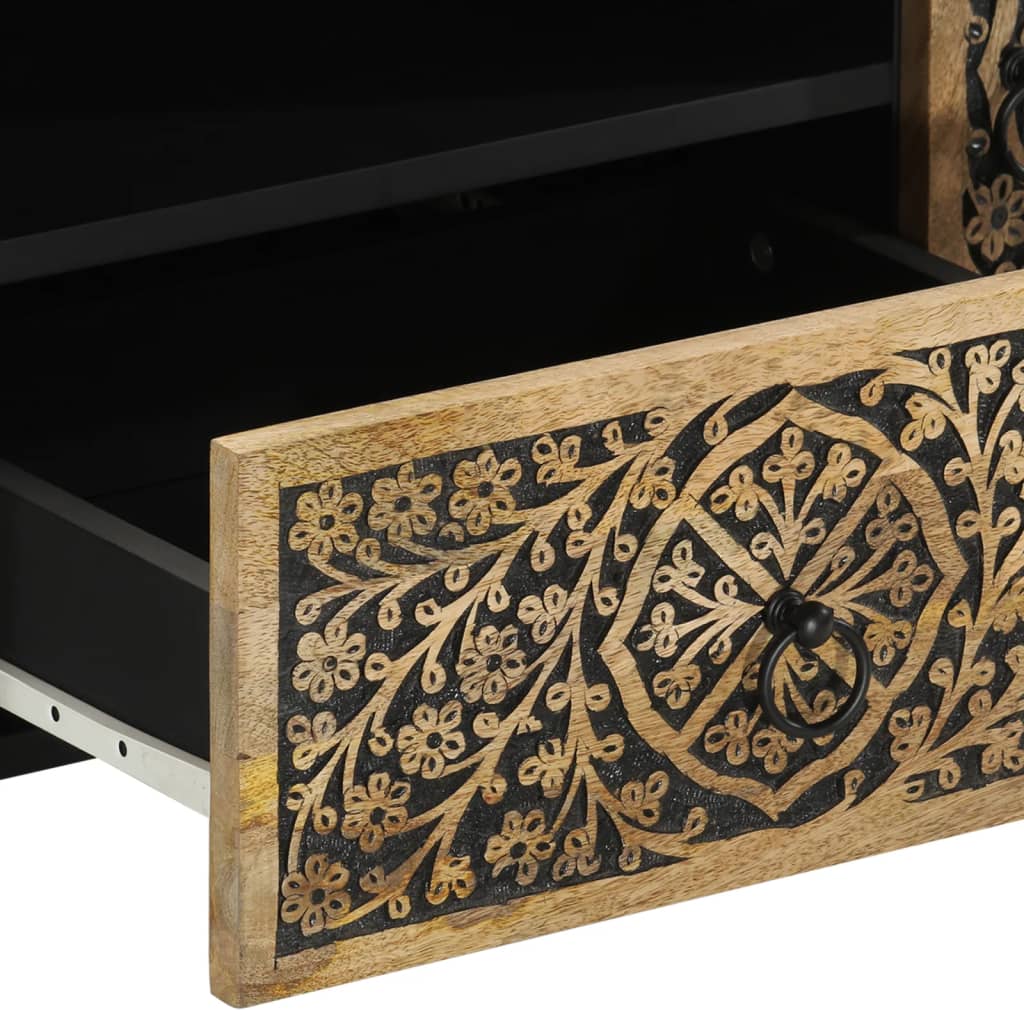 Έπιπλο Τηλεόρασης 105 x 33 x 46 εκ. από Μασίφ Ξύλο Μάνγκο - Pakobazaar