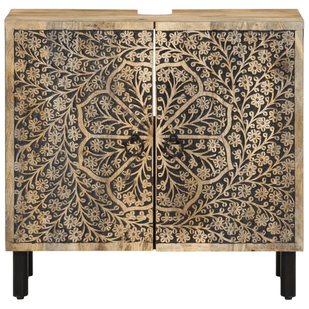 Ντουλάπι Μπάνιου 62 x 33 x 58 εκ. από Μασίφ Ξύλο Μάνγκο - Pakobazaar