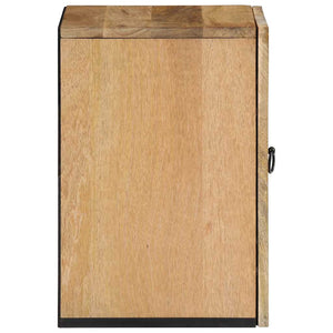 Ντουλάπι Μπάνιου Επιτοίχιο 38x33x48 εκ. από Μασίφ Ξύλο Μάνγκο - Pakobazaar