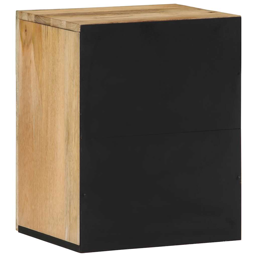 Ντουλάπι Μπάνιου Επιτοίχιο 38x33x48 εκ. από Μασίφ Ξύλο Μάνγκο - Pakobazaar