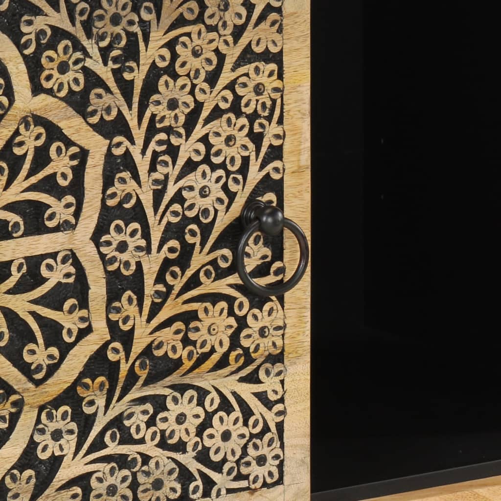 Βοηθητικό Ντουλάπι 80 x 33 x 75 εκ. από Μασίφ Ξύλο Μάνγκο - Pakobazaar