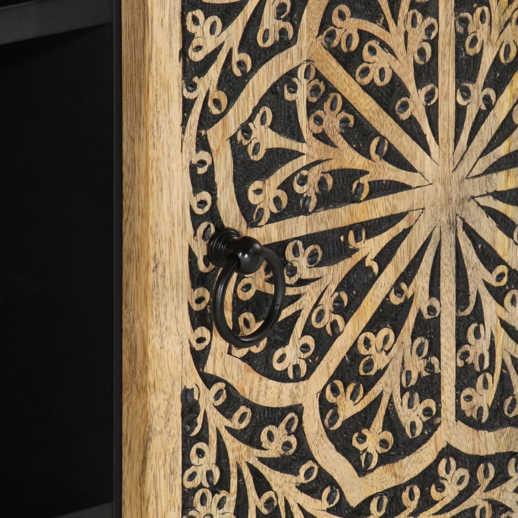 Βοηθητικό Ντουλάπι 90 x 33 x 75 εκ. από Μασίφ Ξύλο Μάνγκο