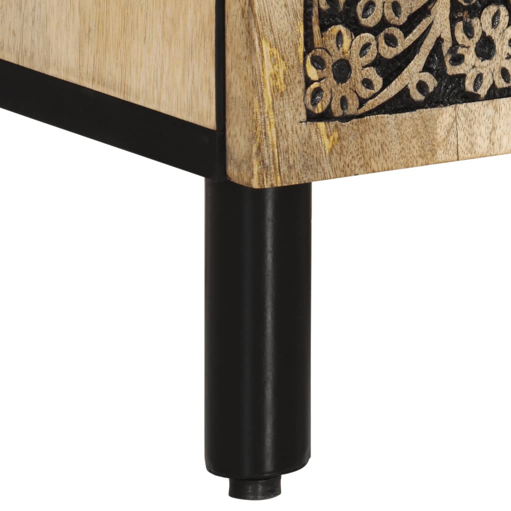 Βοηθητικό Ντουλάπι 90 x 33 x 75 εκ. από Μασίφ Ξύλο Μάνγκο