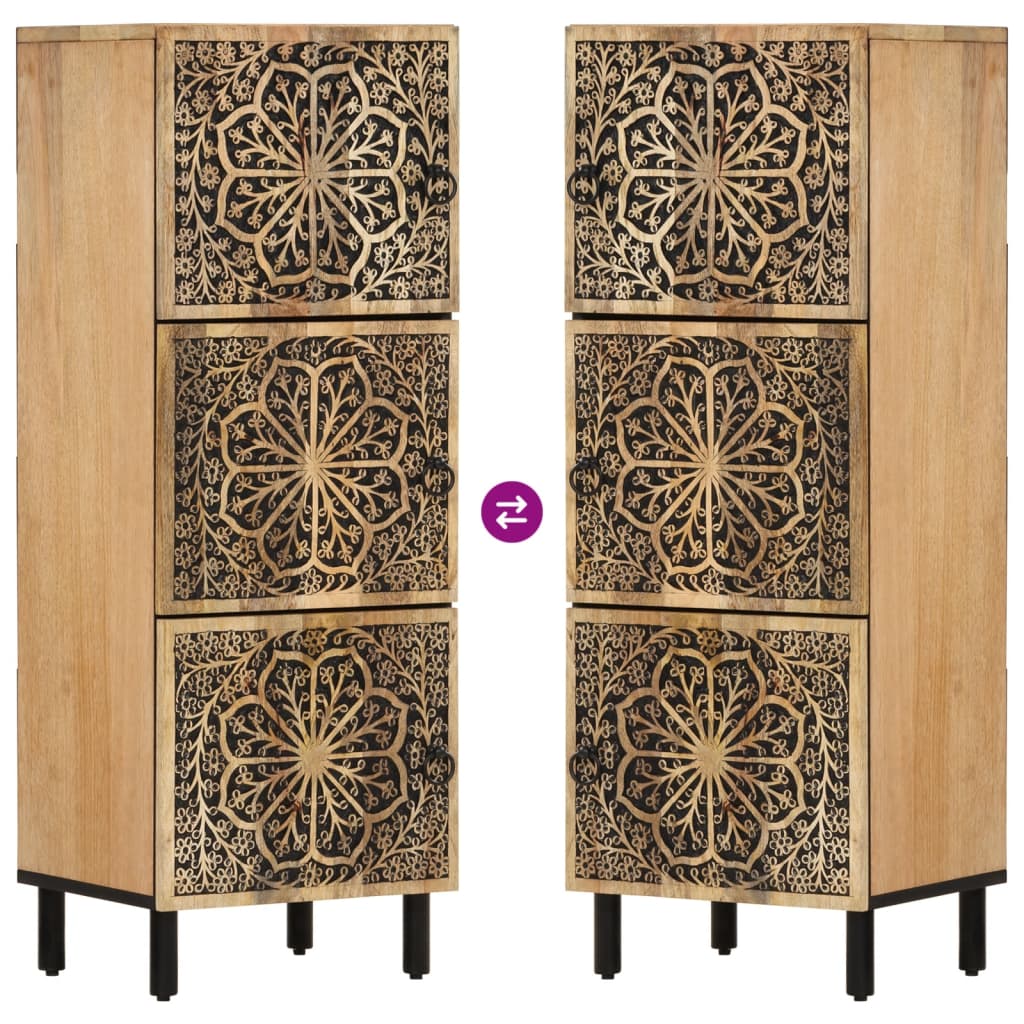 Βοηθητικό Ντουλάπι 40 x 33 x 110 εκ. από Μασίφ Ξύλο Μάνγκο