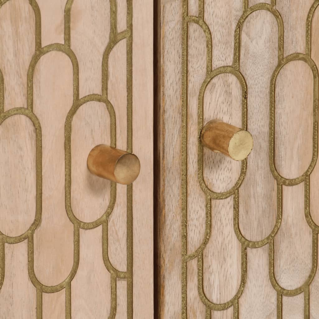 Βοηθητικό Ντουλάπι 60 x 33 x 75 εκ. από Μασίφ Ξύλο Μάνγκο - Pakobazaar