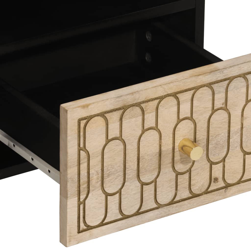 Έπιπλο Τηλεόρασης 100 x 33 x 46 εκ. από Μασίφ Ξύλο Μάνγκο