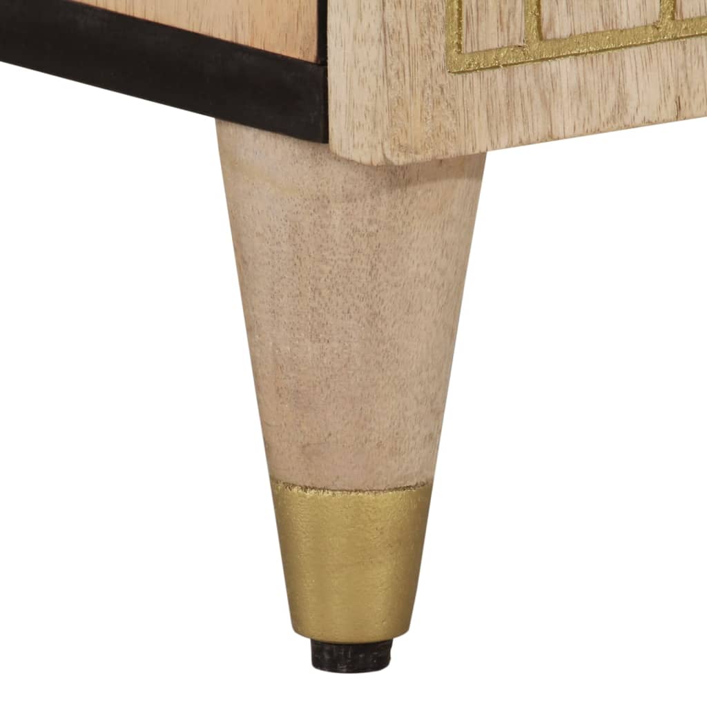 Έπιπλο Τηλεόρασης 100 x 33 x 46 εκ. από Μασίφ Ξύλο Μάνγκο