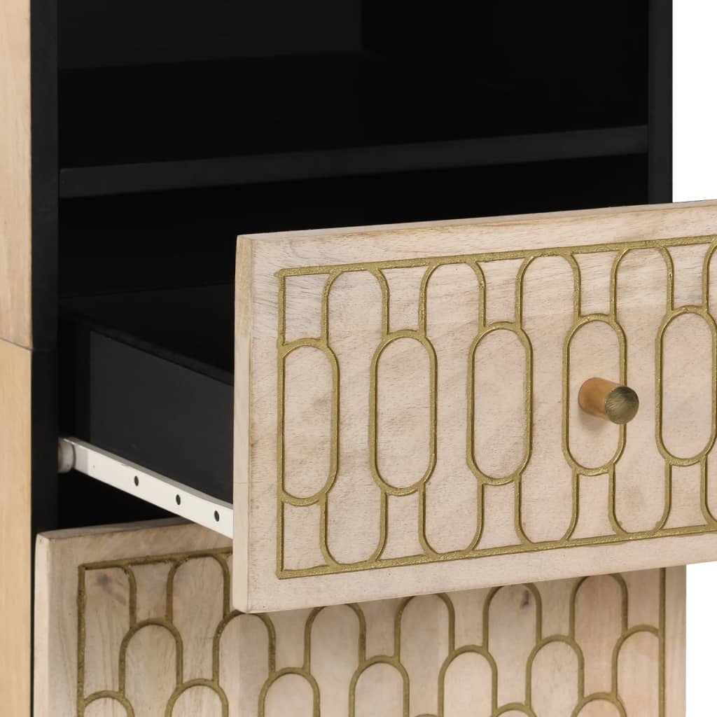 Ντουλάπι Μπάνιου 38 x 33 x 160 εκ. από Μασίφ Ξύλο Μάνγκο