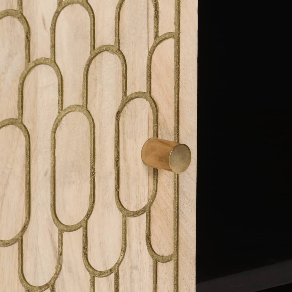 Βοηθητικό Ντουλάπι 90 x 33 x 75 εκ. από Μασίφ Ξύλο Μάνγκο