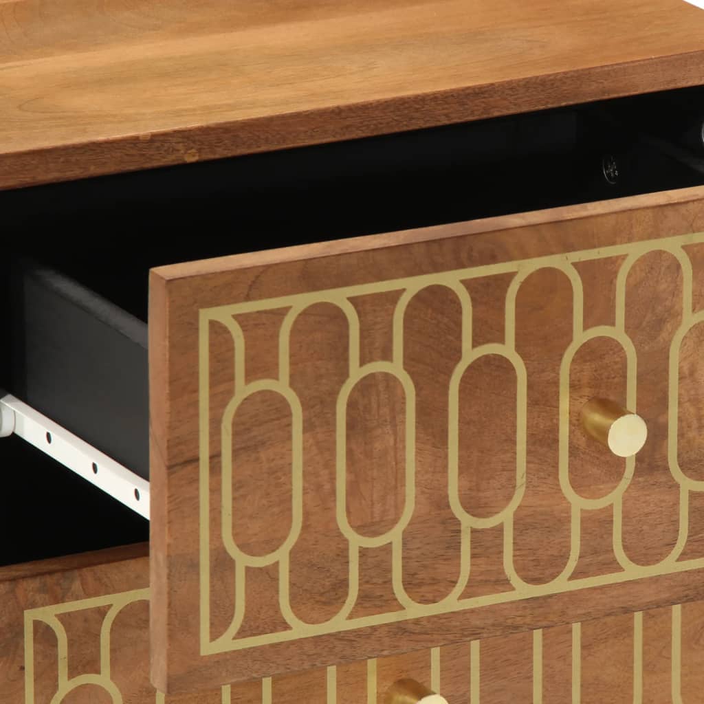 Κομοδίνο 40 x 33 x 46 εκ. από Μασίφ Ξύλο Μάνγκο