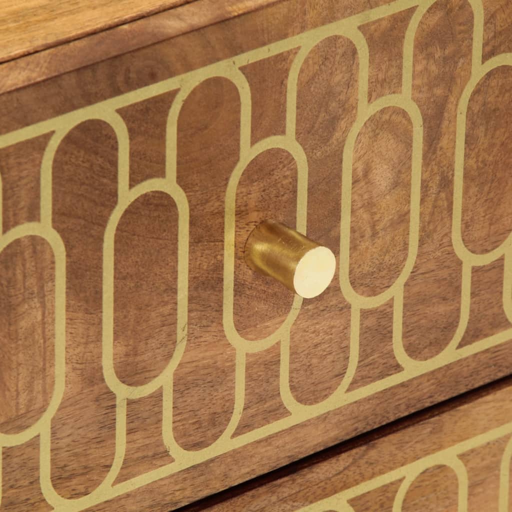 Κομοδίνο 40 x 33 x 46 εκ. από Μασίφ Ξύλο Μάνγκο