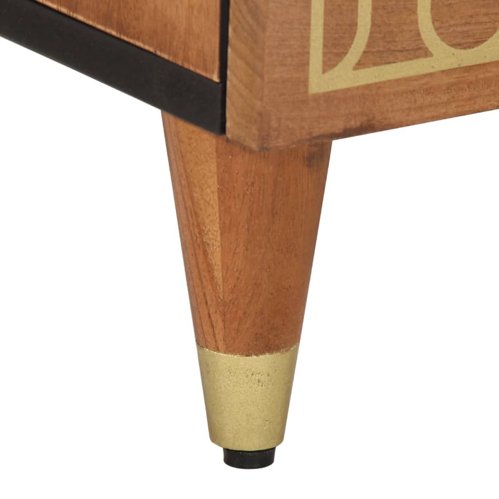 Κομοδίνο 40 x 33 x 46 εκ. από Μασίφ Ξύλο Μάνγκο