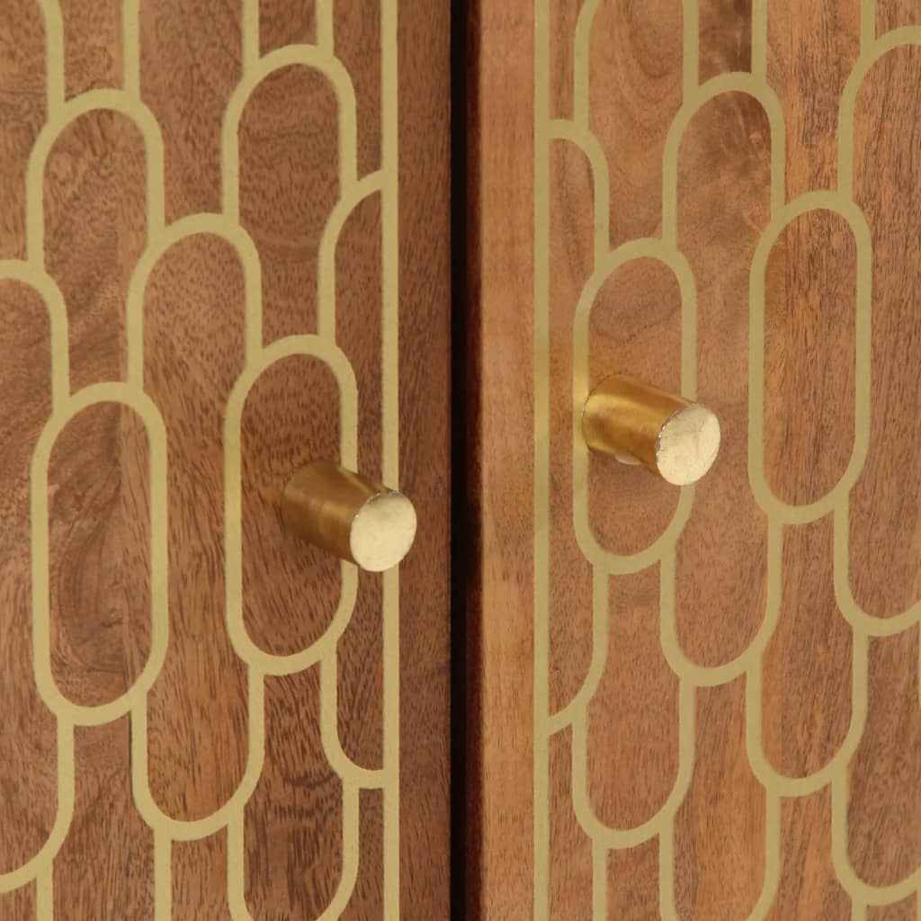 Βοηθητικό Ντουλάπι 60 x 33 x 75 εκ. από Μασίφ Ξύλο Μάνγκο