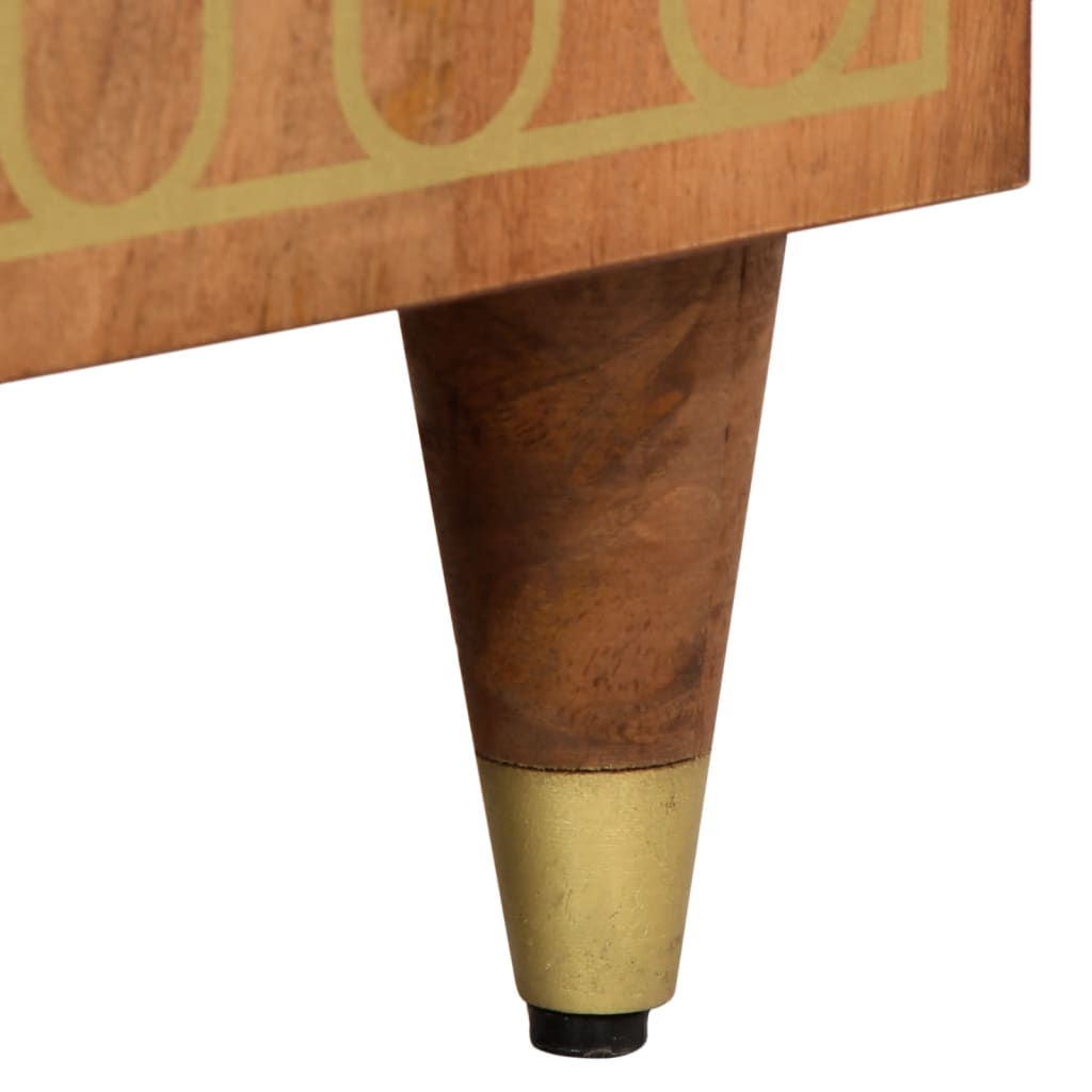 Βοηθητικό Ντουλάπι 60 x 33 x 75 εκ. από Μασίφ Ξύλο Μάνγκο