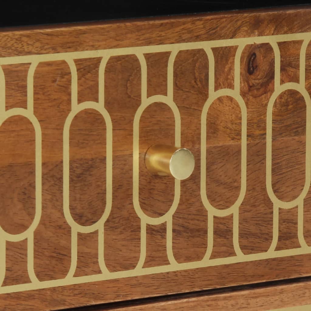 Κομοδίνο 50x33x62 εκ. από Μασίφ Ξύλο Μάνγκο