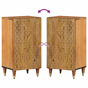Βοηθητικό Ντουλάπι 40 x 33 x 75 εκ. από Μασίφ Ξύλο Μάνγκο