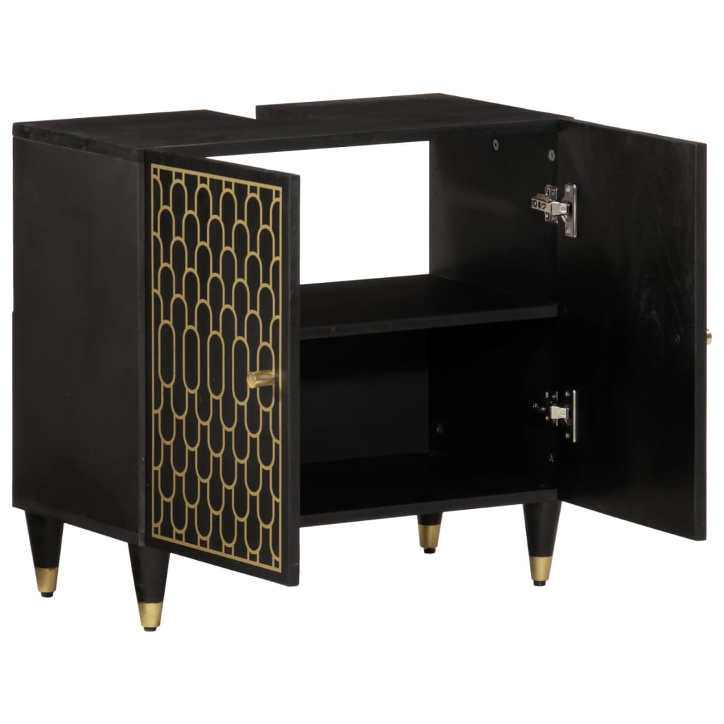 Ντουλάπι Μπάνιου 62 x 33 x 58 εκ. από Μασίφ Ξύλο Μάνγκο