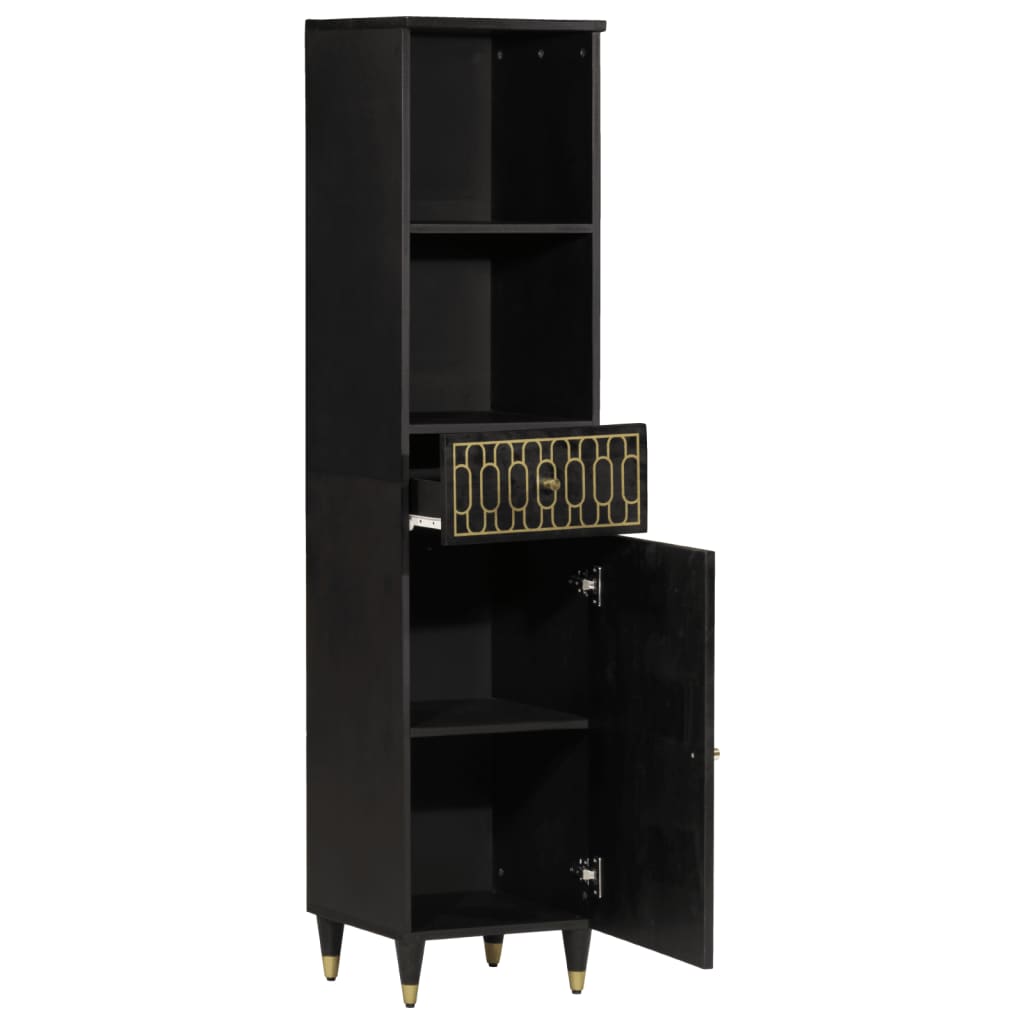 Ντουλάπι Μπάνιου 38 x 33 x 160 εκ. από Μασίφ Ξύλο Μάνγκο - Pakobazaar