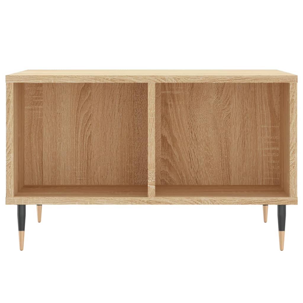 Τραπεζάκι Σαλονιού Sonoma Δρυς 60x50x36,5εκ. Επεξεργασμένο Ξύλο - Pakobazaar