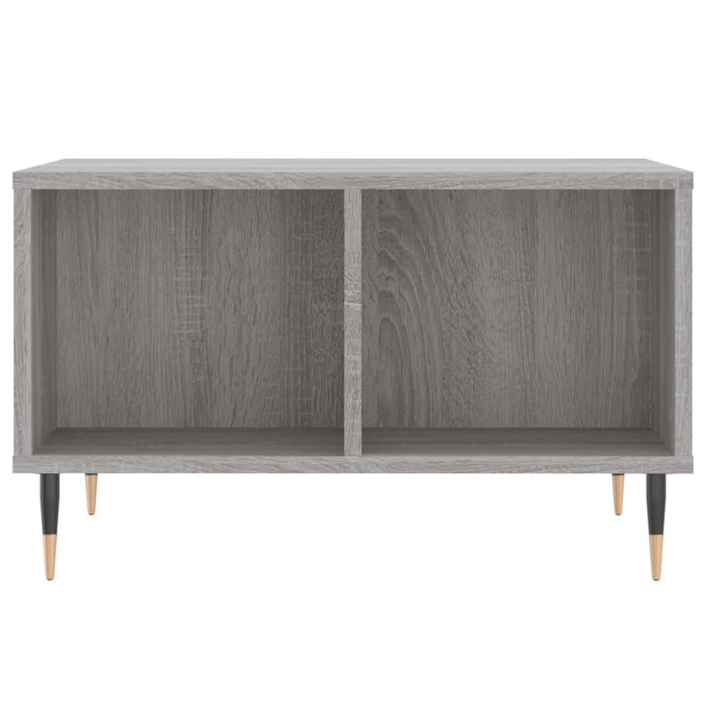 Τραπεζάκι Σαλονιού Γκρι Sonoma 60x50x36,5εκ. Επεξεργασμένο Ξύλο