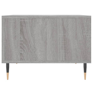 Τραπεζάκι Σαλονιού Γκρι Sonoma 60x50x36,5εκ. Επεξεργασμένο Ξύλο