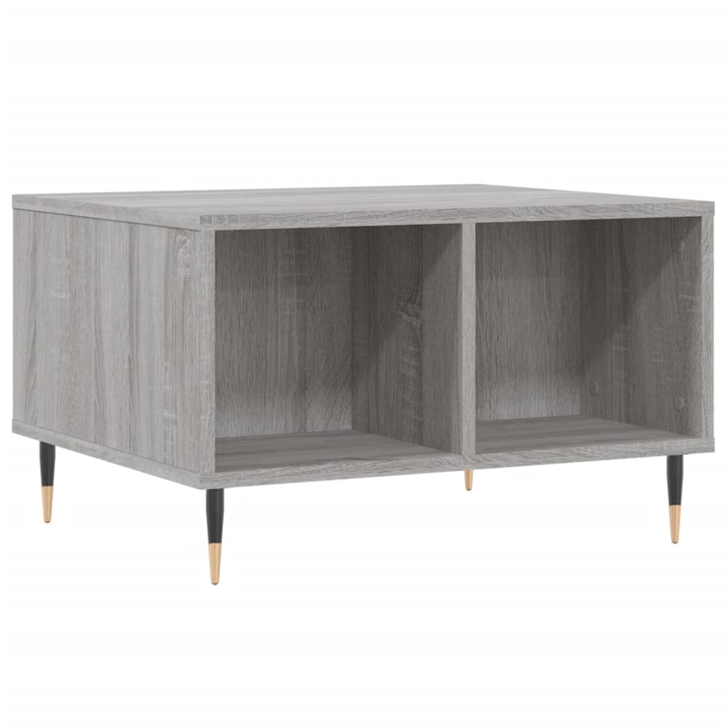 Τραπεζάκι Σαλονιού Γκρι Sonoma 60x50x36,5εκ. Επεξεργασμένο Ξύλο