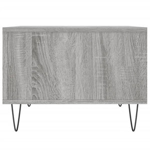 Τραπεζάκι Σαλονιού Γκρι Sonoma 60x50x36,5εκ. Επεξεργασμένο Ξύλο