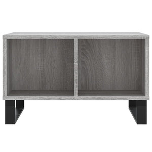 Τραπεζάκι Σαλονιού Γκρι Sonoma 60x50x36,5εκ. Επεξεργασμένο Ξύλο