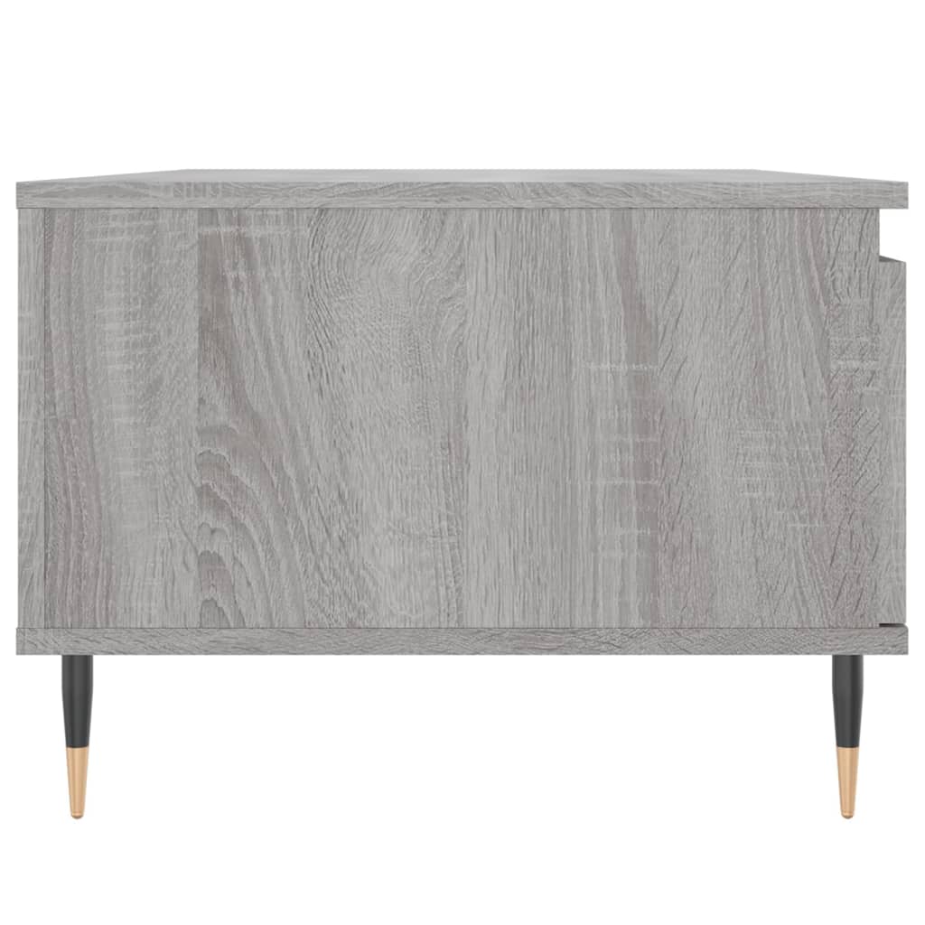 Τραπεζάκι Σαλονιού Γκρι Sonoma 90x50x36,5εκ. Επεξεργασμένο Ξύλο