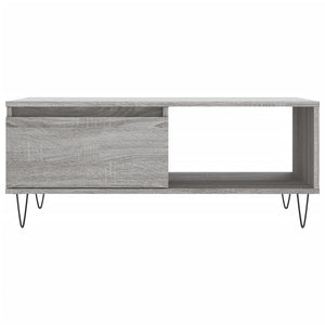 Τραπεζάκι Σαλονιού Γκρι Sonoma 90x50x36,5εκ. Επεξεργασμένο Ξύλο
