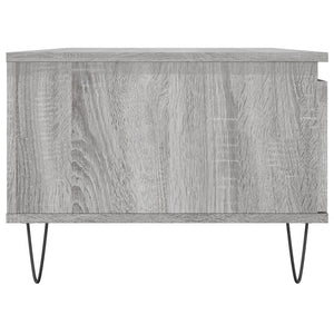 Τραπεζάκι Σαλονιού Γκρι Sonoma 90x50x36,5εκ. Επεξεργασμένο Ξύλο