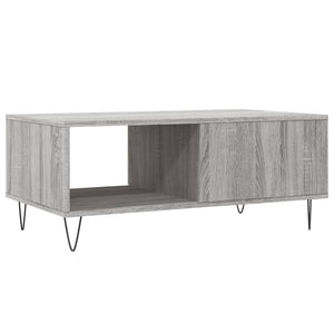 Τραπεζάκι Σαλονιού Γκρι Sonoma 90x50x36,5εκ. Επεξεργασμένο Ξύλο