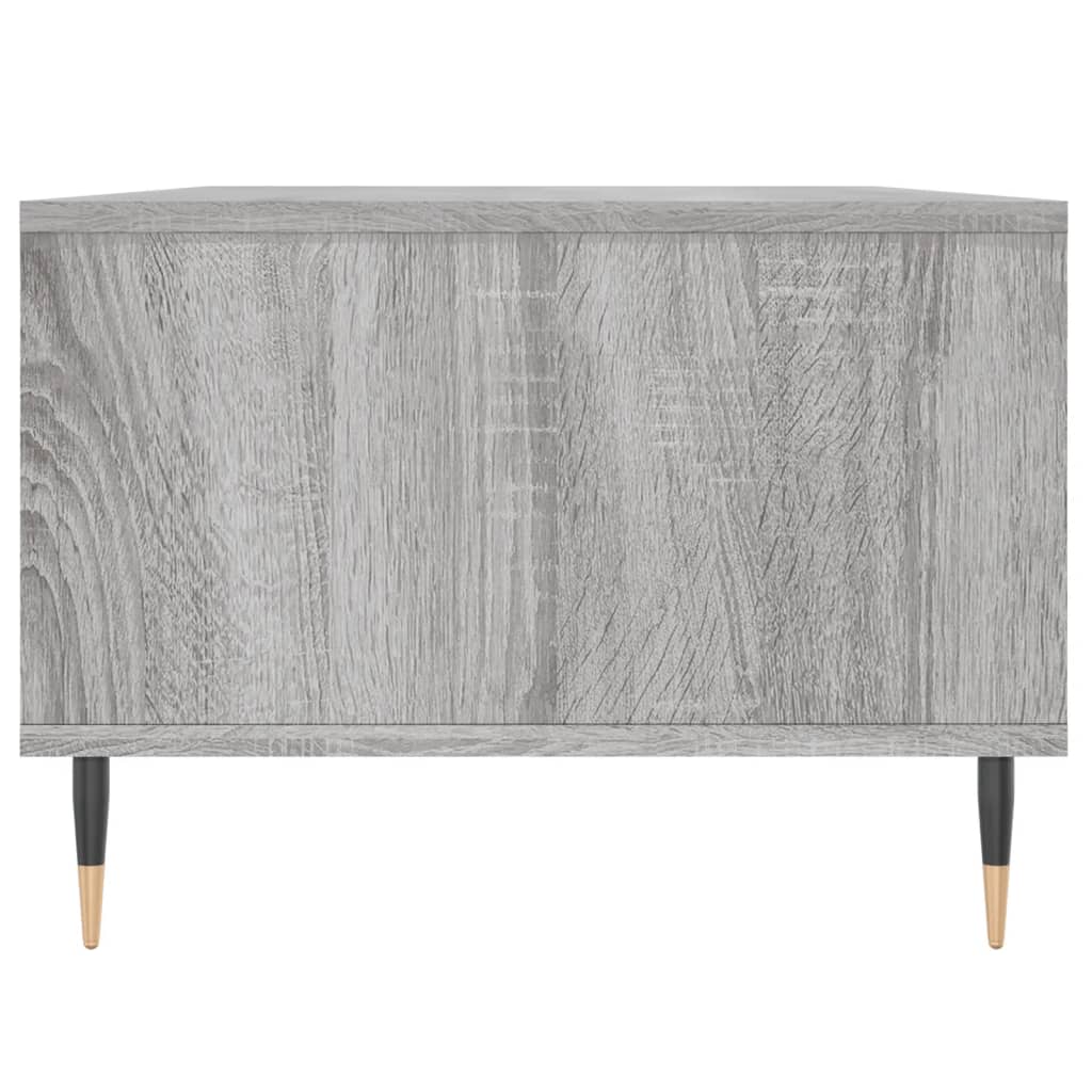 Τραπεζάκι Σαλονιού Γκρι Sonoma 90x50x36,5εκ. Επεξεργασμένο Ξύλο